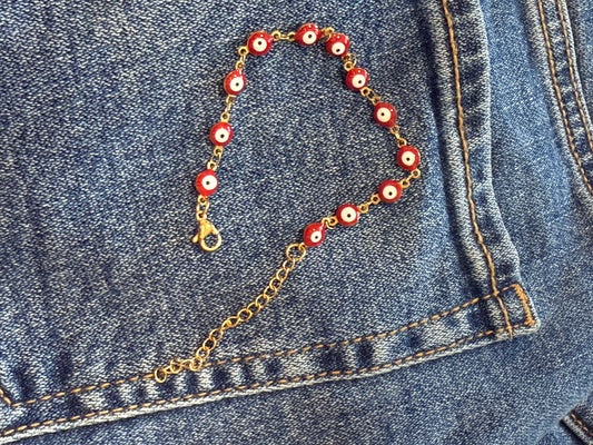 Pulsera de ojo rojo
